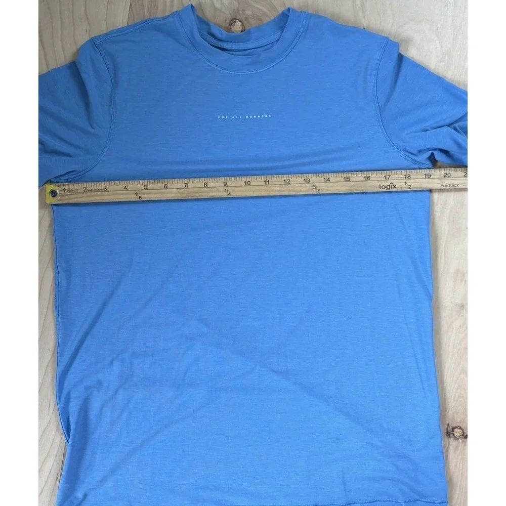 Lululemon Jersey Training Short-Sleeve Shirt For All Runners Tee Blue Women's 6